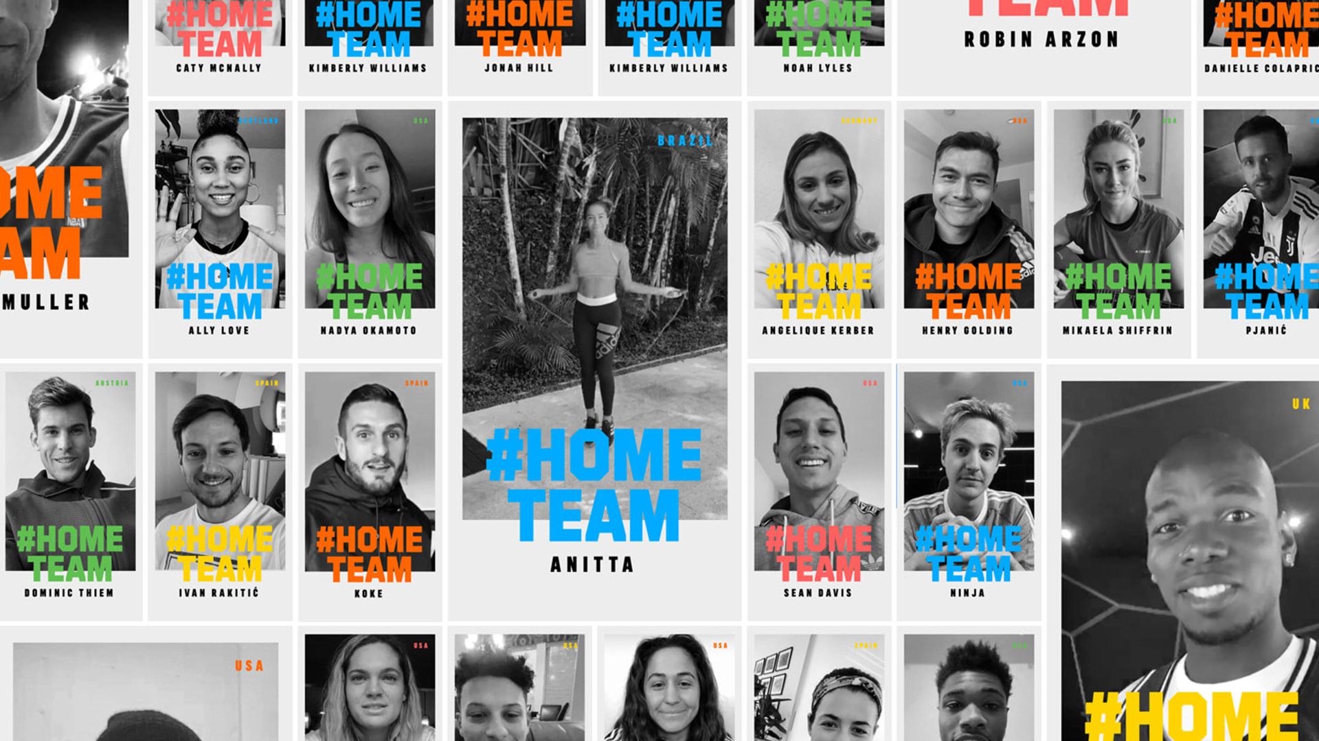 #hometeam campaign Visual (Photo)