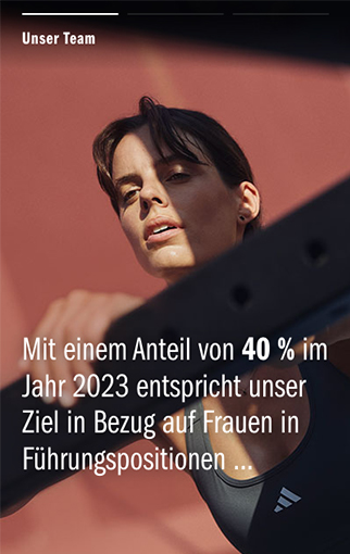 Eine Frau in adidas Sport BH (Foto)